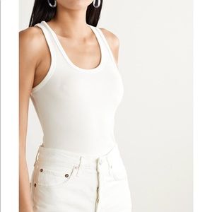 AGOLDE SMALL white bodysuit